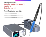 Intelligent Welding Station with Soldering Iron T115 T245 T210 Handle We... - $230.85