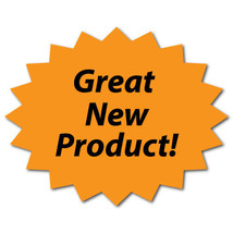 &quot;New Product&quot; Fluorescent Orange Stickers, 1,000 stickers - $32.64