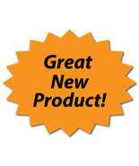 &quot;New Product&quot; Fluorescent Orange Stickers, 100 stickers - £10.70 GBP