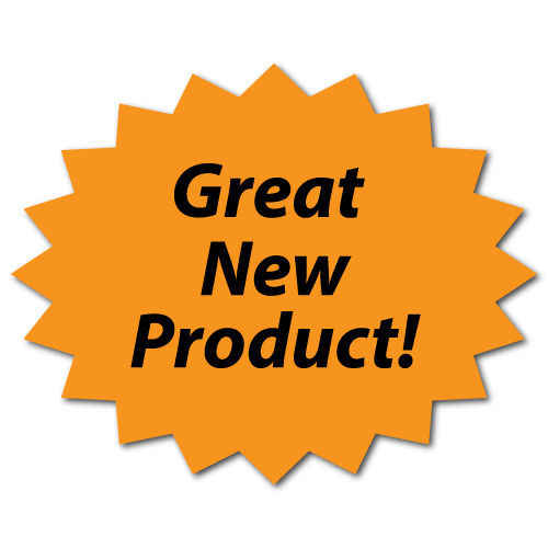 &quot;New Product&quot; Fluorescent Orange Stickers, 50 stickers - $9.39