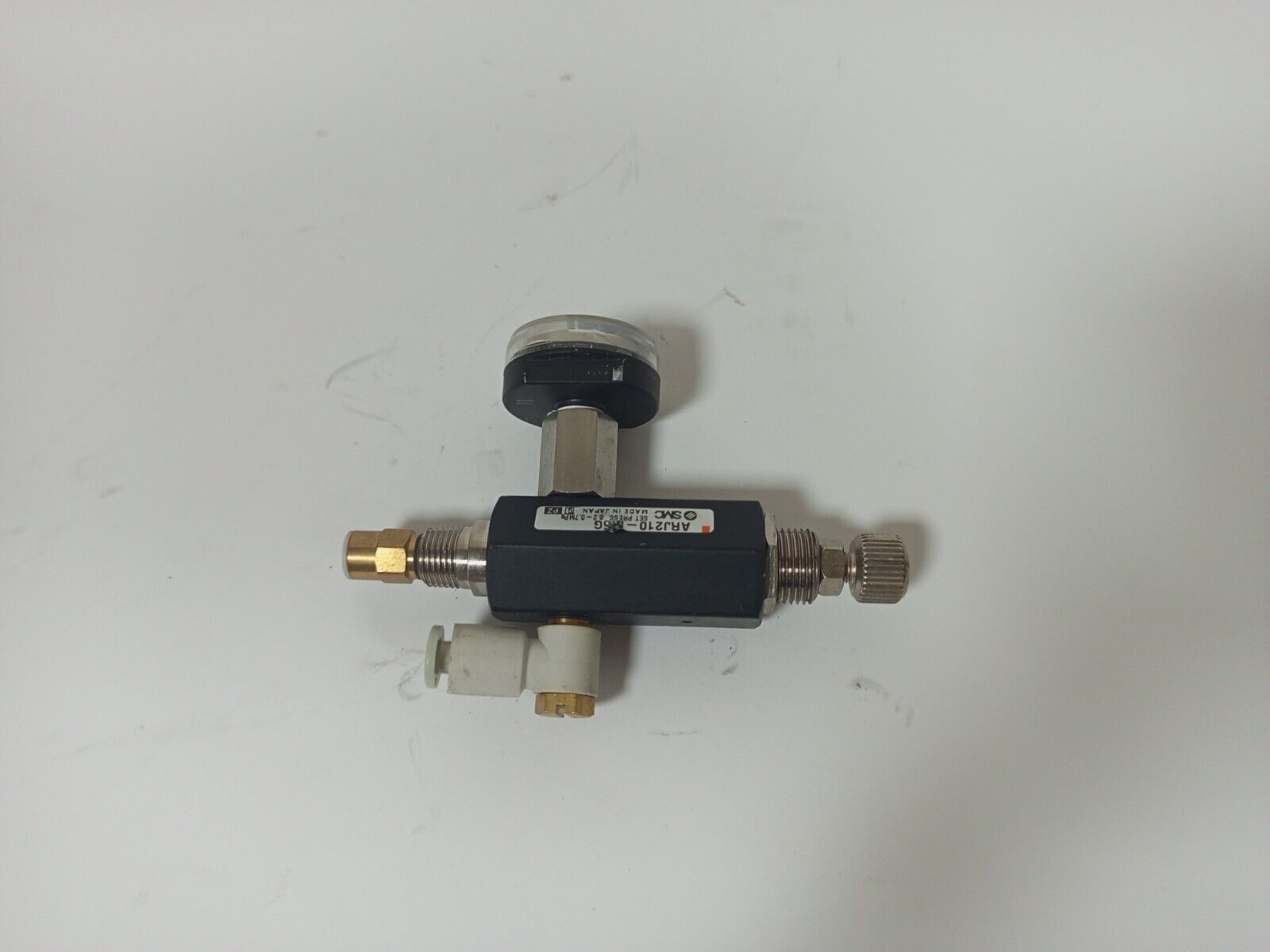 SMC ARJ210-M5G Miniature Air Regulator With Pressure Gauge G27-10-R1 - $58.00