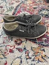 Taos Women’s Star Gray Canvas Sneakers Size 8 Lace Up Comfort Shoes STA-... - $20.57