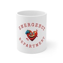 Emergency Department Ceramic Medical Mug 11oz Doctor Nurse Practitioner UG56 - £6.43 GBP