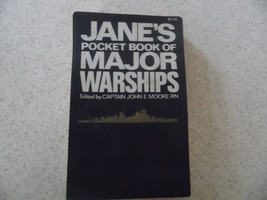 Jane&#39;s Pocket Book Of Major Warships By Moore  1973 Edition 250 Entries - £10.11 GBP