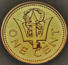 Barbados Cent, 1997 Gem Unc~Trident~Free Shipping - £2.74 GBP
