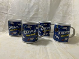 4 Oreo Cookies Nabisco Advertising Coffee Cocoa Cups Mugs - £9.18 GBP