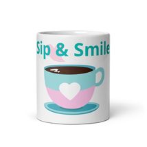 Generic Sip &amp; Smile Glossy Mug - £11.76 GBP