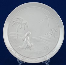 Frankoma 1976 Christmas Plate The Gift of Love Star of Bethlehem Pottery Signed - £9.59 GBP