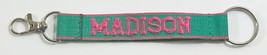 MADISON Personalized Keychain Pink / Green - $9.74