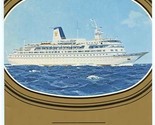  Golden Odyssey Captain&#39;s Night Dinner Menu Royal Cruise Line  - $15.82