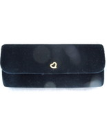 Victoria&#39;s Secret Black Velvet Clutch Handbag - $9.53 CAD