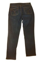 Calvin Klein Ankle Skinny Jeans Womens 12 Blue Dark Wash Denim  - $12.68