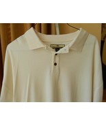Tommy Bahama Polo Shirt SIlk Cotton Off WHite Mens Top NWT XXL - £51.37 GBP