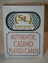 SILVER LEGACY -  RESORT * CASINO * RENO - AUTHENTIC CASINO PLAYED CARDS - $10.00