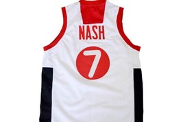 Steve Nash #7 Team Canada Basketball Jersey White Any Size image 2