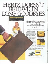 1983 Hertz Rental Car Print Ad 8.5&quot; x 11&quot; - $19.11