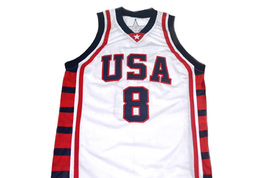 Carmelo Anthony Team USA Custom Basketball Jersey White Any Size  image 4