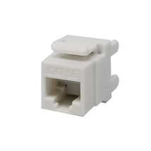 10 pack lot Keystone Jack Cat5e White Network Ethernet 110 Punchdown 8P8... - $27.54