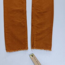 ANA A New Approach Brown Corduroy Women's Straight Fray Leg Pants Size 4 (27×28) image 3