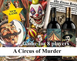 Circus Murder Mystery dinner party game, DIY Instant Download. | Printab... - $375.27 MXN