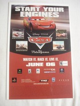 2006 Color Ad Disney Pixar Cars The Video Game - $7.99