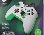 PDP Wired Xbox Series X/S Xbox One Gaming Controller White Neon (See Det... - £18.28 GBP
