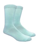 Sky Blue Fit Men&#39;s Solid Color Socks Plain - £11.73 GBP