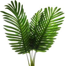 5 Pack Palm Artificial Plants Leaves Decorations Faux Large Tropical Palm Leaves - £26.86 GBP
