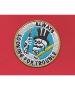 ALWAYS LOOKING FOR TROUBLE BIKER PATCH - £3.91 GBP