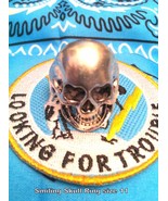 Skull Jaw-Bone Ring  [Silvertone] - £1.95 GBP