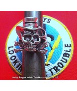Jolly Roger Skull [With Tophat] &amp; Crossbone Ring - £2.15 GBP