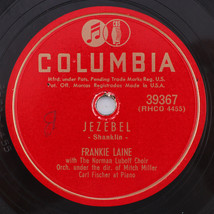 Frankie Laine – Jezebel / Rose, Rose, I Love You -1951 10&quot; 78 rpm Record 39367 - £12.56 GBP