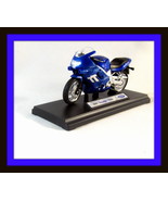 TRIUMPH TT600,2002 METALLIC BLUE WELLY 1/18 DIECAST MOTORCYCLE COLLECTOR... - £21.80 GBP