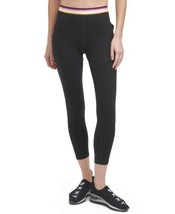 DKNY Womens Multi Stripe High Waist Leggings size X-Small Color Black - £46.22 GBP