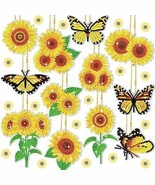 Diamond Painting Key Chains Kit DIY Crafts Sunflower Butterfly Keychain ... - $696.22 MXN