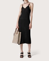 Seventy spaghetti strap v-neck dress in BLACK - size XS - $158.40