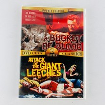 A Bucket Of Blood / Attack Of The Giant Leeches DVD Cult Classic New Sealed - $16.82