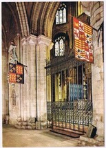 Postcard Tomb Of Queen Catherine Of Aragon Peterborough Cathedral UK - £2.32 GBP