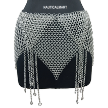 Medieval Chianmail Skirt Medieval Festival Armor Harness for Women, Goth... - $99.00