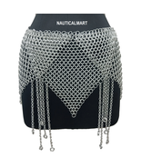 Medieval Chianmail Skirt Medieval Festival Armor Harness for Women, Goth... - $99.00
