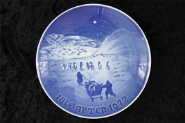 Vintage Christmas in Greenland China Plate Bing Grondahl Copenhagen Denmark 1972 - £16.53 GBP