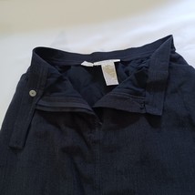 Jones New York Women's Black Wool Blend Front Pockets Size 8 image 11