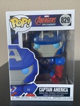 Marvel Avengers Mech Strike Captain America Funko Pop Figure #829 - £15.75 GBP