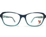 Maui Jim Eyeglasses Frames MJO2112-57A Clear Blue Cat Eye Full Rim 54-17... - $46.59