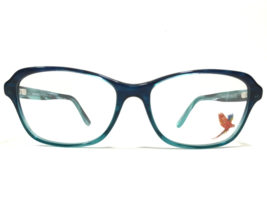 Maui Jim Eyeglasses Frames MJO2112-57A Clear Blue Cat Eye Full Rim 54-17... - £36.56 GBP