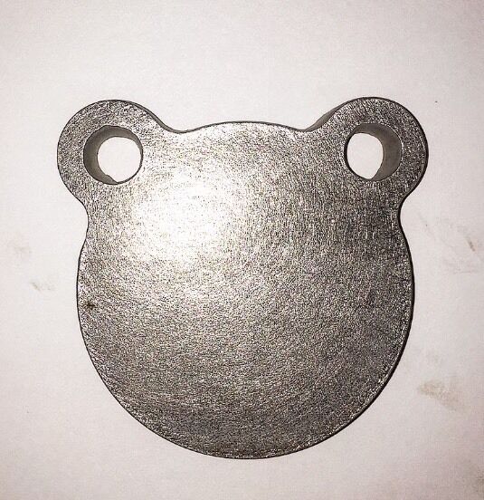 AR500 Steel Target Gong 1/2&quot; X 3&quot; - $8.75