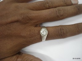 vintage antique tribal old silver Ring Crystal Gemstone ring gift - £69.28 GBP