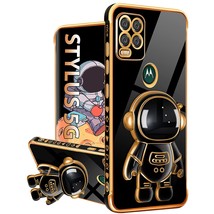 For Motorola Moto G Stylus 5G Case, Cute Heart Pattern 6D Gold Plating A... - $18.99