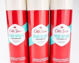 Old Spice Pure Sport High Endurance Deodorant Spray 6oz Lot of 3 BB3/24 ... - £34.19 GBP