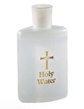 Holy Water Bottle  4 Oz.- Flip Top, New #Gftshp-40 - $3.96